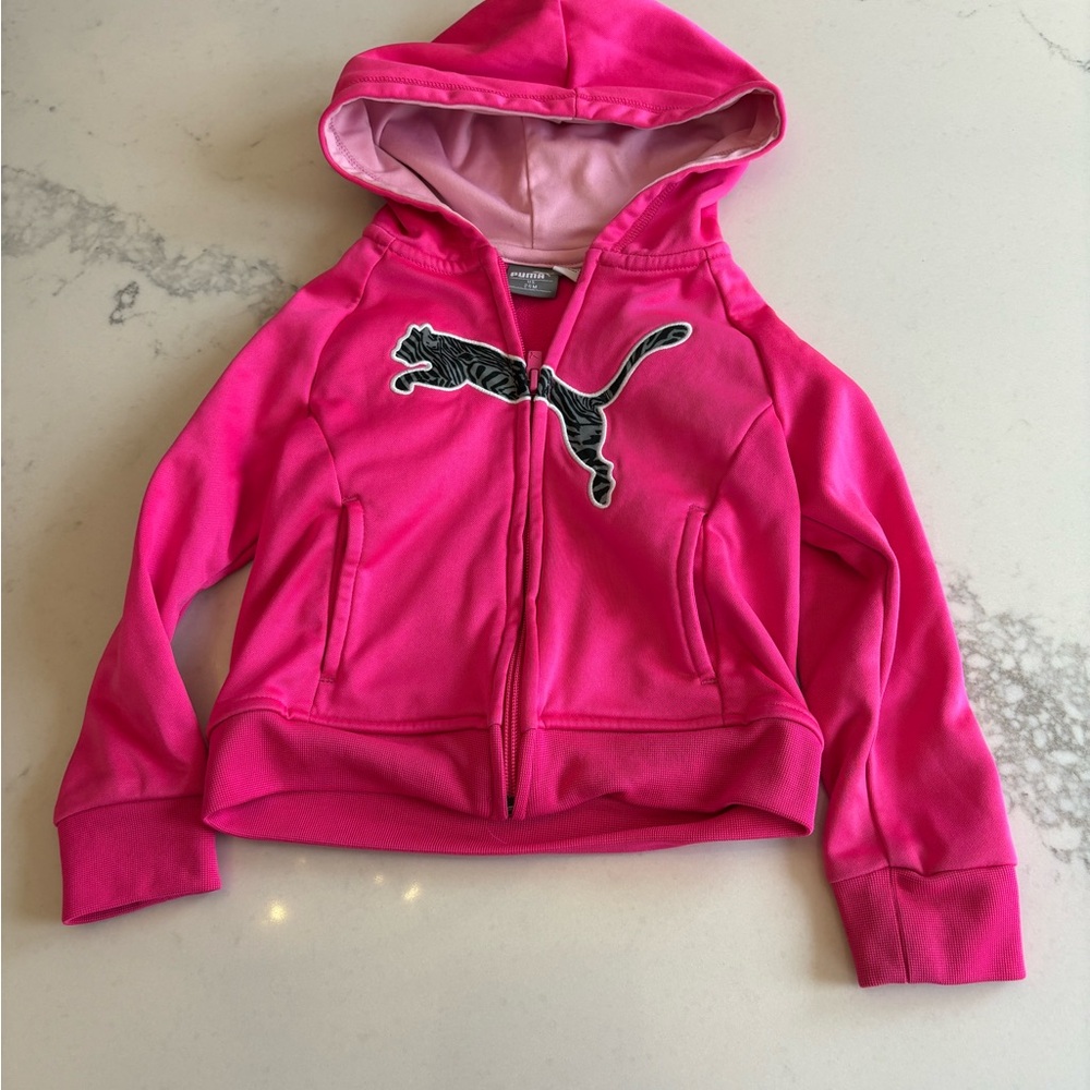 Puma Kids Fuchsia Hoodie